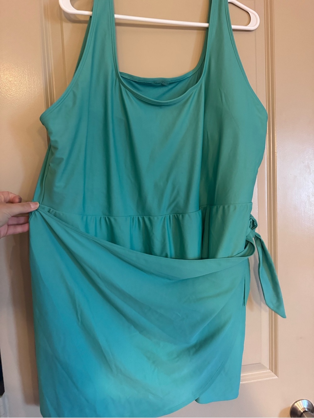 Old Navy side tie bathing suit swim dress